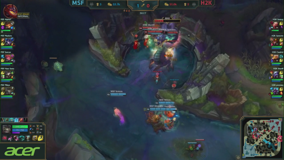 Misfits vs. H2K - EU LCS - Week 2 Day 1 - Match Highlights Spring 2018