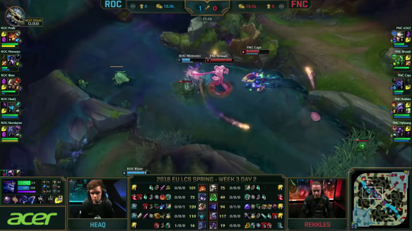 Team ROCCAT vs. Fnatic - Highlights - EU LCS Spring 2018 - Week 3 Day 2