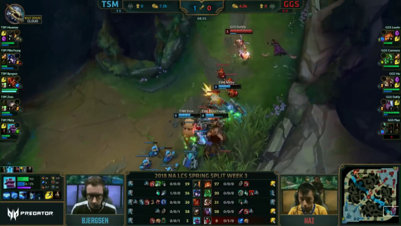 Team SoloMid vs. Golden Guardians - Highlights - NA LCS Spring 2018 - Week 3 Day 1